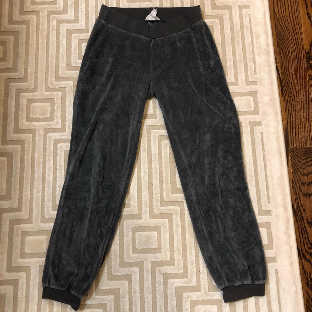 GREY Velour Joggers